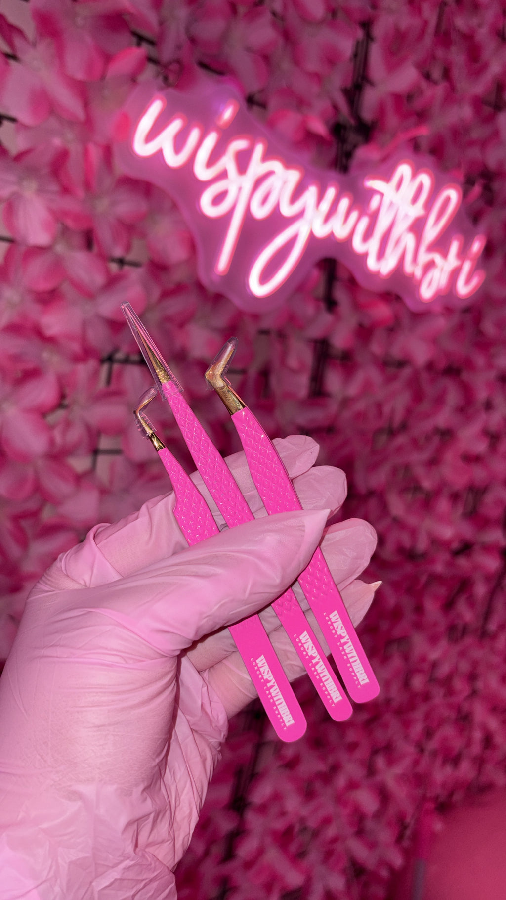 Pink/Gold Tip Tweezer Collection